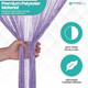String Curtain Panel - Light Purple